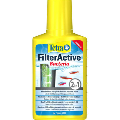 Integratore biologico Tetra FilterActive per filtro acquario, mantiene flora batterica attiva