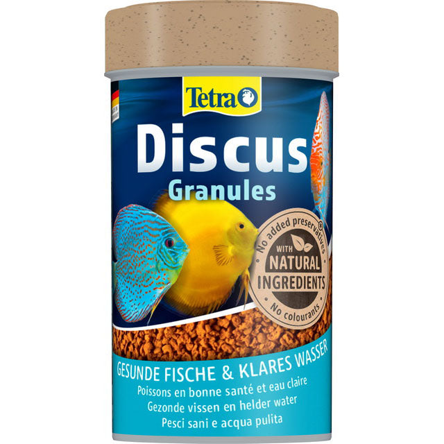 Mangime in granuli Tetra Discus per pesci discus in acquario d'acqua dolce
