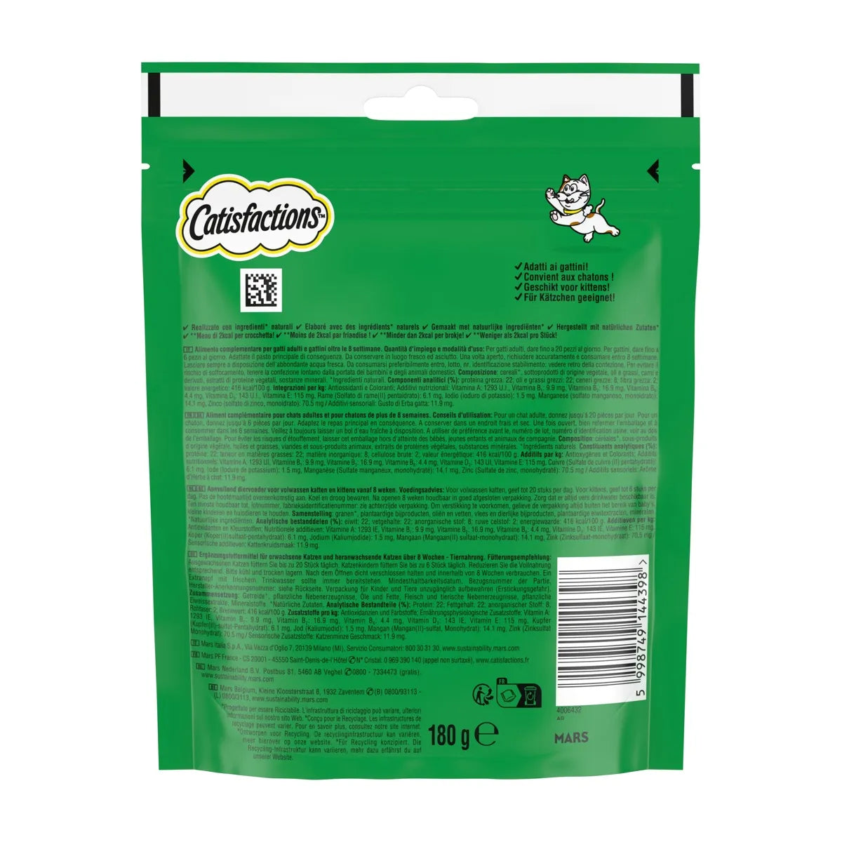 CATISFACTIONS Erba Gatta 180 gr