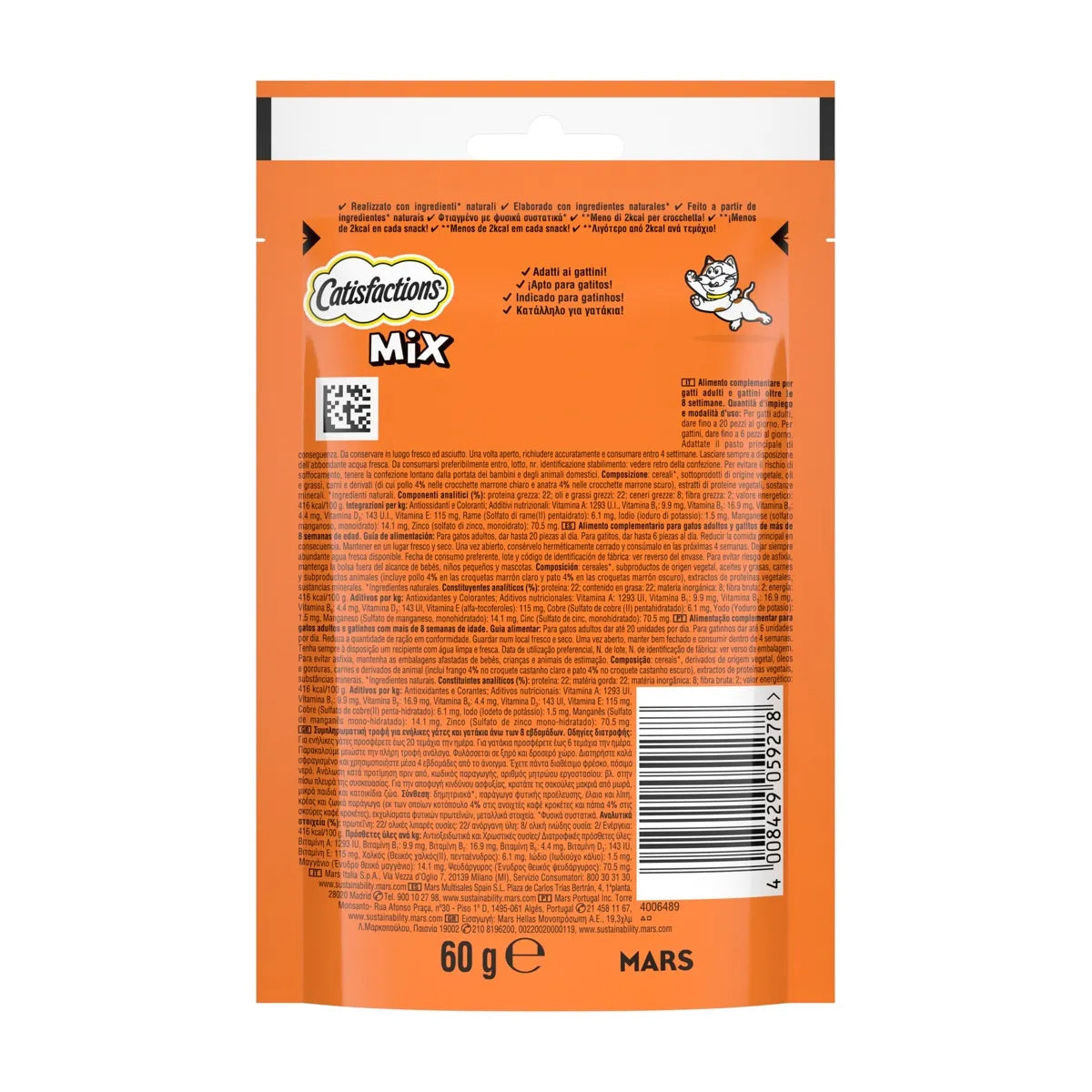 CATISFACTIONS Pollo & Anatra 60 gr