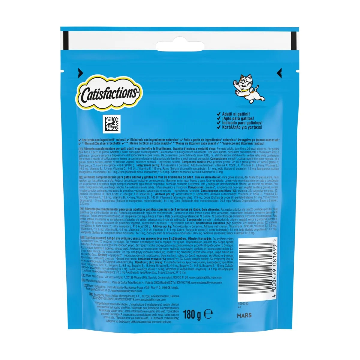 CATISFACTIONS Salmone 180 gr
